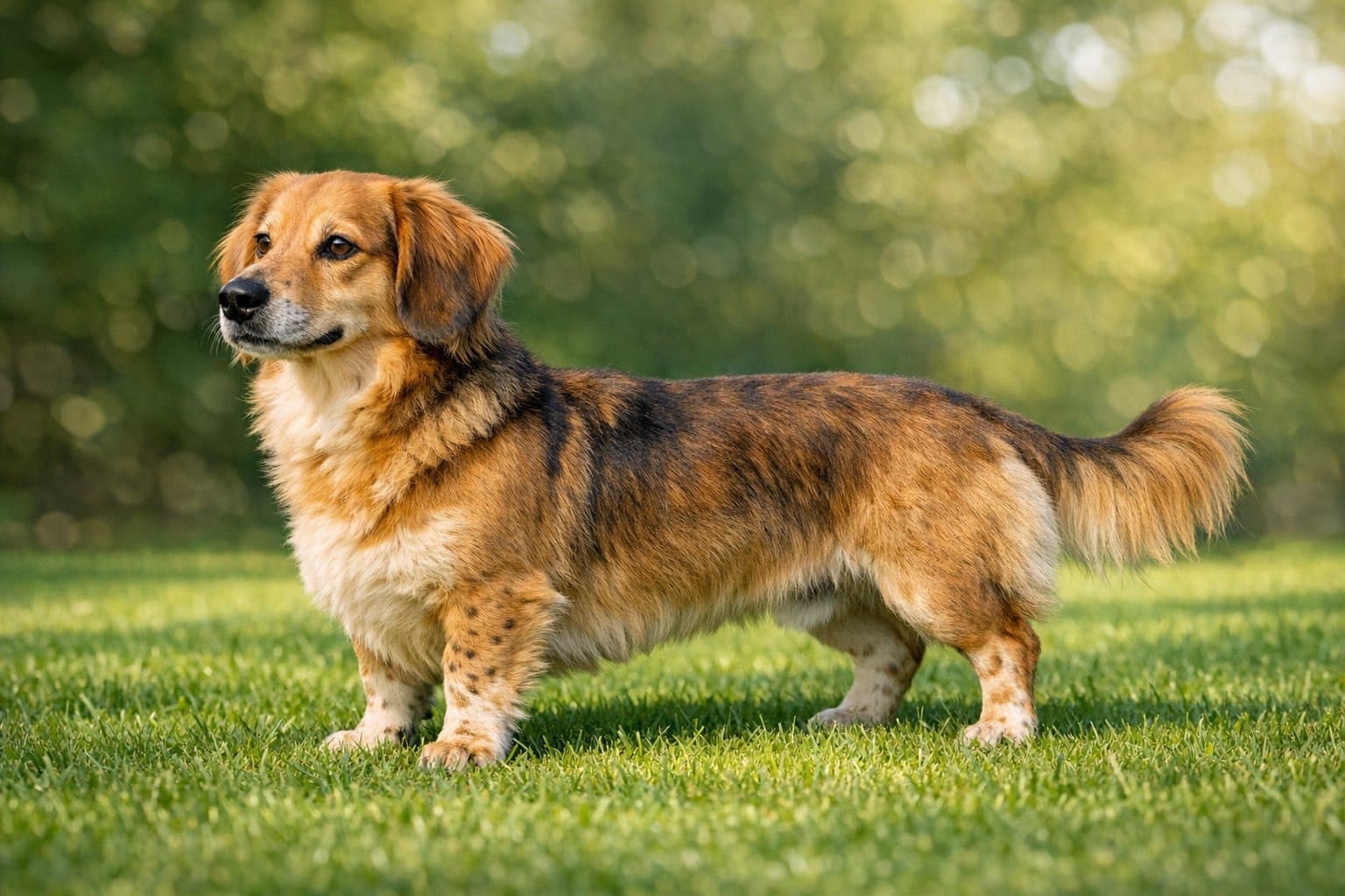 Dachshep Golden Dalmadoodle